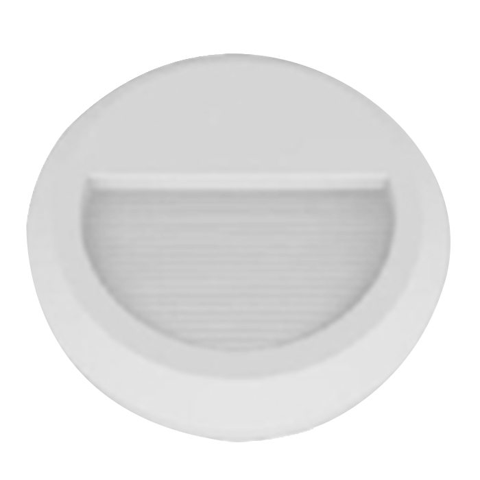 LED Φωτιστικό Για Σκάλες Στρογγυλό Λευκό 2w Φυσικό Λευκό