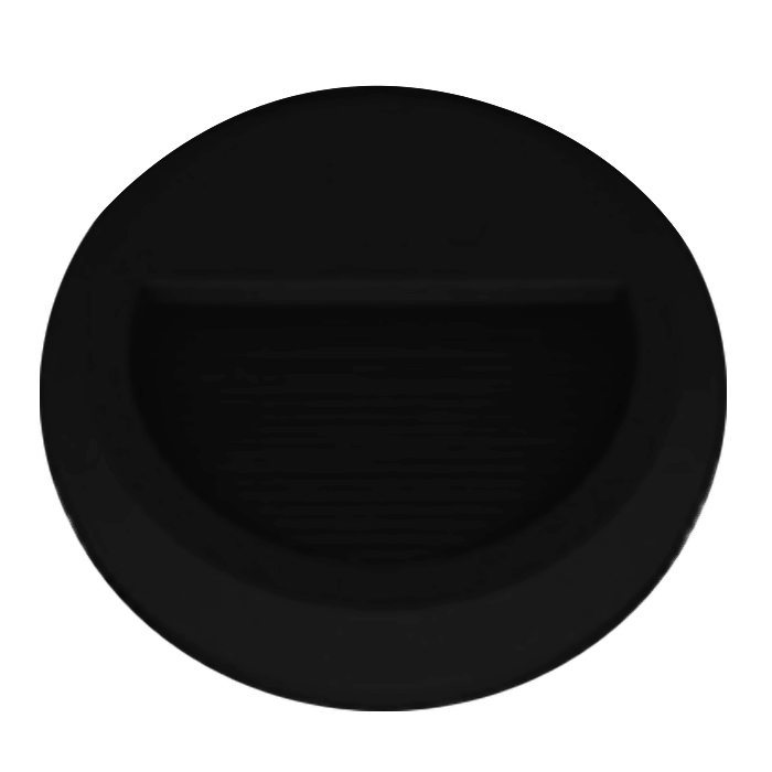 LED Φωτιστικό Για Σκάλες Στρογγυλό Μάυρο 2w Θερμό Λευκό