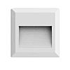 LED Φωτιστικό Για Σκάλες Τετράγωνο Λευκό 2w Θερμό Λευκό