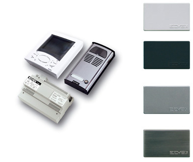 67CE - Κιτ θυροτηλεόρασης για μία οικογένεια με έγχρωμο μόνιτορ, σύνδεση με ομοαξονικό καλώδιο