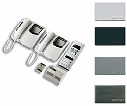  68IG/2 - Κιτ για δύο οικογένειες με Α/Μ θυροτηλεοράσεις Petrarca και χωνευτή μπουτονιέρα σειράς 8000