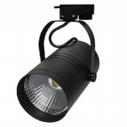 Κανονάκι Ράγας Cob Led Μαύρο 25watt Θερμό Λευκό 