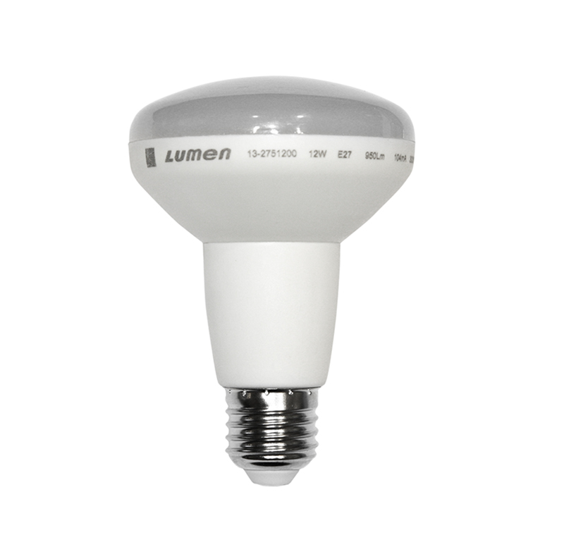 LED R80 Ε27 12W 230V ΨΥΧΡΟ