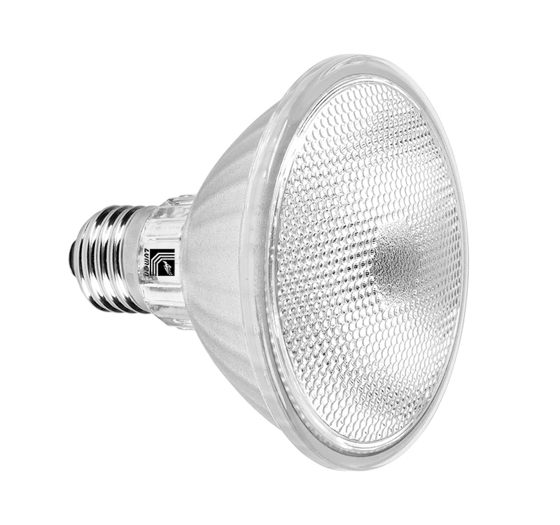 LED SMD ΓΥΑΛΙΝΟ PAR30 E27 10W 230V 45° ΨΥΧΡΟ