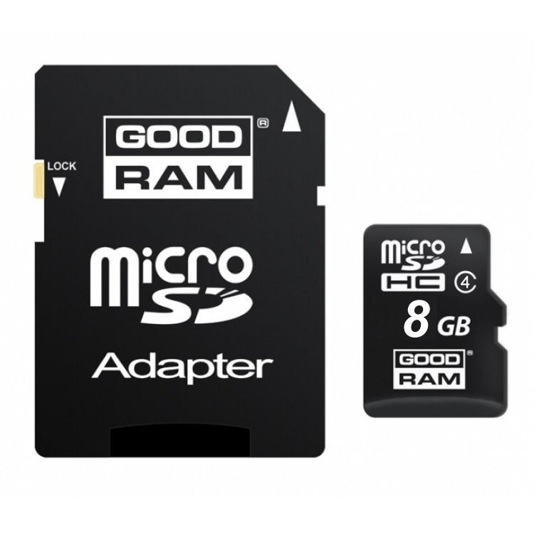 ΚΑΡΤΑ ΜΝΗΜΗΣ MicroSD+ADAPTER CLASS10 8GB