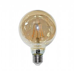 LED COG GLOBE Φ95 ΜΕΛΙ Ε27 6W 230V ΘΕΡΜΟ