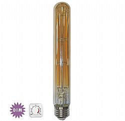 LED COG ΣΩΛΗΝΑΣ ΜΕΛΙ L:225mm D:30mm Ε27 6W 230V ΝΤΙΜ.ΘΕΡΜΟ