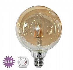 LED COG GLOBE ΜΕΛΙ Φ125 Ε27 6W 230V ΝΤΙΜΑΡΙΖΟΜΕΝΟ ΘΕΡΜΟ