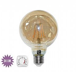 LED COG GLOBE ΜΕΛΙ Φ95 Ε27 6W 230V ΝΤΙΜΑΡΙΖΟΜΕΝΟ ΘΕΡΜΟ