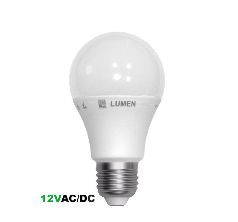 LED ΑΧΛΑΔΙ ΜΑΤ Ε27 12W 12V AC/DC ΛΕΥΚΟ