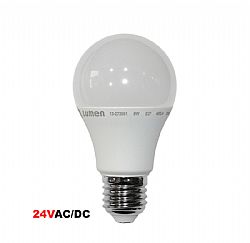 LED ΑΧΛΑΔΙ ΜΑΤ Ε27 6W 24V AC/DC ΛΕΥΚΟ
