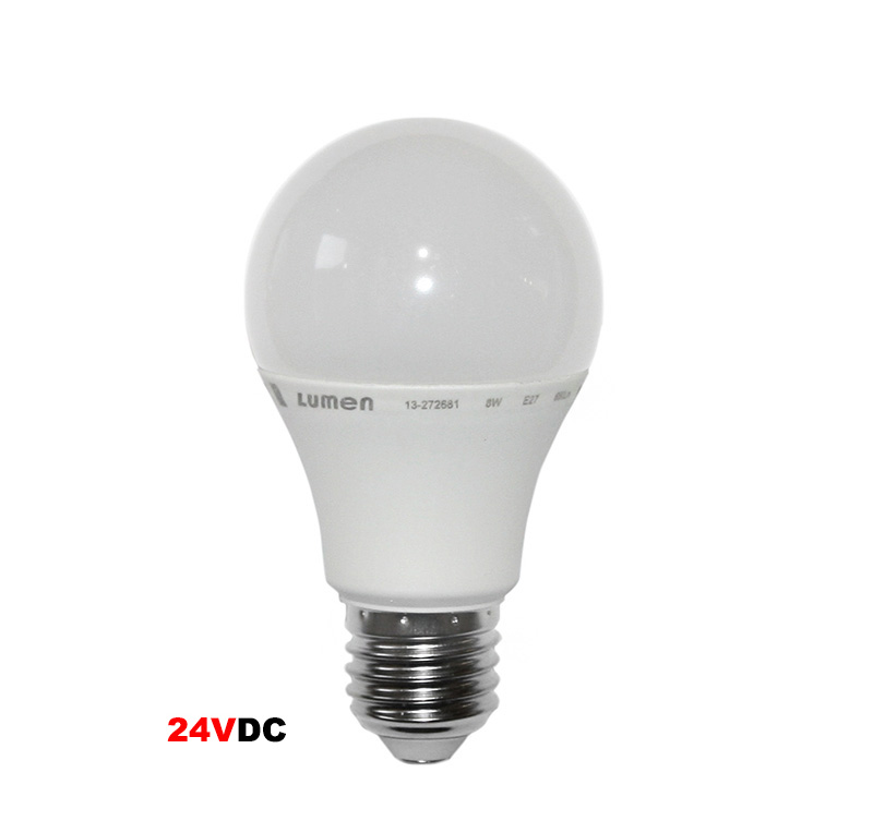 LED ΑΧΛΑΔΙ ΜΑΤ Ε27 12W 24V AC/DC ΛΕΥΚΟ