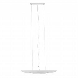 Μοντέρνο Κρεμαστό Φωτιστικό Οροφής Δίφωτο Λευκό Χρυσό Μεταλλικό GloboStar ARTICA 01305