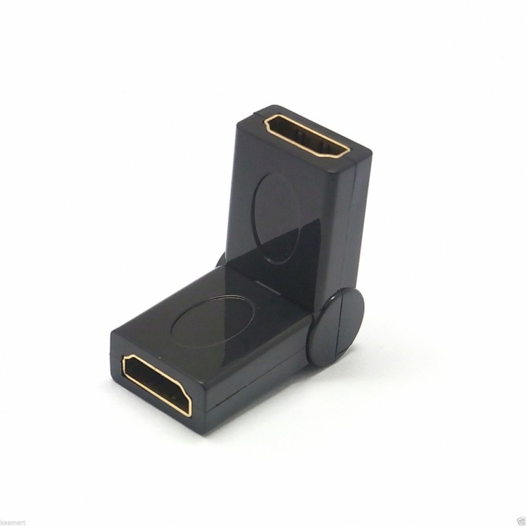 ΜΟΥΦΑ HDMI - HDMI ΓΩΝΙΑΚΟ (CR348F-F/R)