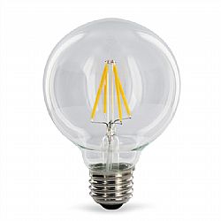 Filament E27 Λάμπα Led G125 4W 400Lm Θερμό λευκό 
