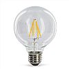 Filament E27 Λάμπα Led G125 4W 400Lm Θερμό λευκό 
