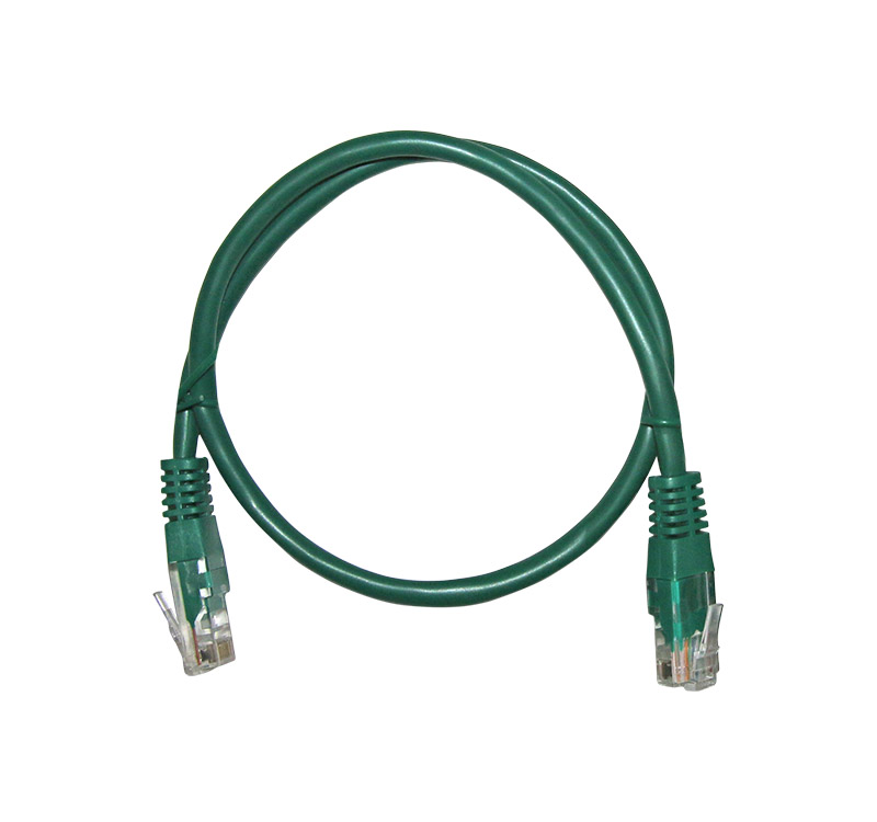ΚΑΛΩΔΙΟ UTP Cat5e ΧΑΛΚΟΥ(CU) 4x2x7*0.16mm 0.5m PRO ΠΡΑΣΙΝΟ