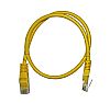 ΚΑΛΩΔΙΟ UTP Cat6 ΧΑΛΚΟΥ(CU) 4x2x7*0.16mm 0.5m PRO ΚΙΤΡΙΝΟ