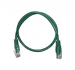 ΚΑΛΩΔΙΟ UTP Cat6 ΧΑΛΚΟΥ(CU) 4x2x7*0.16mm 0.5m PRO ΠΡΑΣΙΝΟ