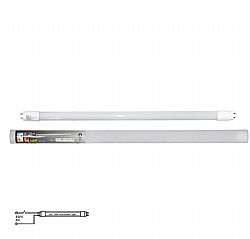 LED ΛΑΜΠΑ ΓΥΑΛΙΝΗ T8 60cm 10W 230V ΜΟΝΗΣ ΤΡΟΦΟΔΟΣΙΑΣ ΛΕΥΚΟ