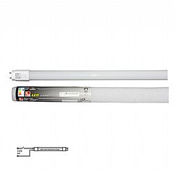 LED ΛΑΜΠΑ ΓΥΑΛΙΝΗ T8 150cm 24W 230V ΜΟΝΗΣ ΤΡΟΦΟΔΟΣΙΑΣ ΛΕΥΚΟ