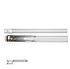 LED ΛΑΜΠΑ ΓΥΑΛΙΝΗ T8 150cm 24W 230V ΜΟΝΗΣ ΤΡΟΦΟΔΟΣΙΑΣ ΛΕΥΚΟ