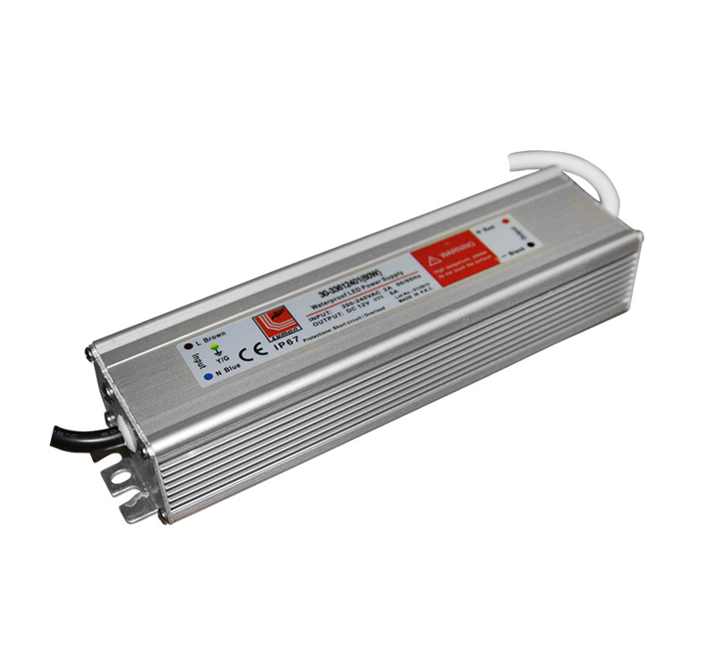 ΤΡΟΦΟΔΟΤΙΚΟ ΣΤΕΓΑΝΟ ΓΙΑ ΤΑΙΝΙΕΣ LED 240V/12VDC 60W IP67