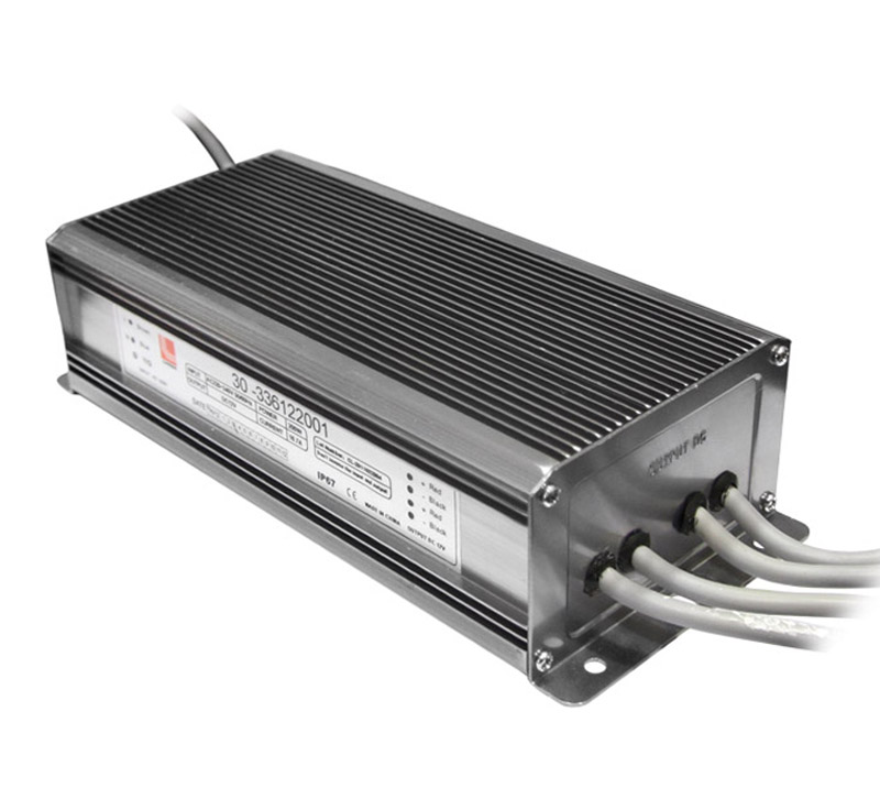 ΤΡΟΦΟΔΟΤΙΚΟ ΣΤΕΓΑΝΟ ΓΙΑ ΤΑΙΝΙΕΣ LED 240V/12VDC 200W IP67