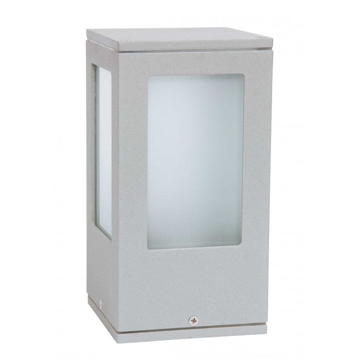 ΩΤΙΣΤΙΚΟ ΑΠΛΙΚΑ ΕΔΑΦΟΥΣ ΤΕΤΡΑΓΩΝΗ ΜΙΚΡΗ ΓΙΑ ΛΑΜΠΕΣ ΜΕ ΝΤΟΥΙ E27 230V ΑΣΗΜΙ ΣΤΕΓΑΝΗ IP44 