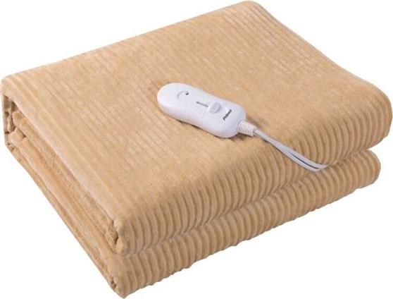 Ηλεκτρικό επίστρωμα PREB-81081 Primo Stripe Flannel Μονό 150x80cm Μπέζ