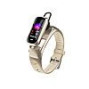 Smart bracelet No brand B9, 23mm, Bluetooth handsfree, IP52, Χρυσό χρώμα