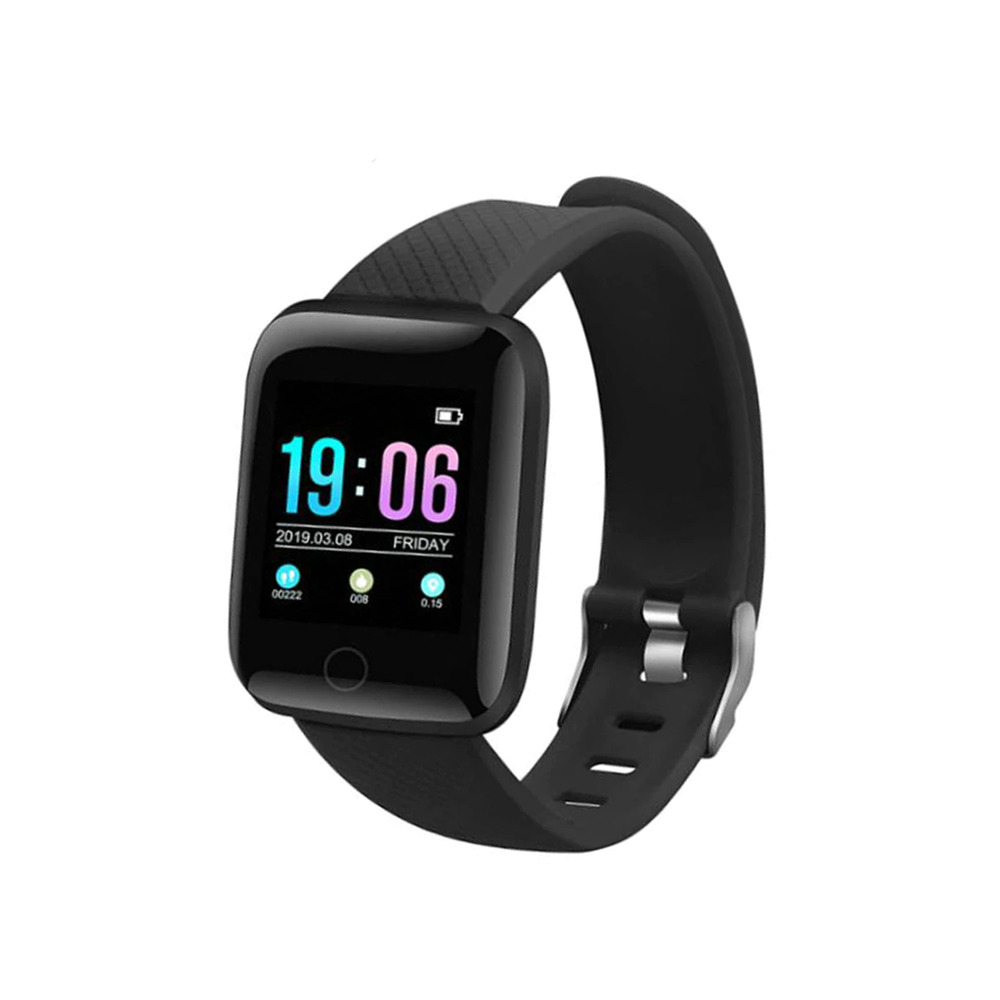 Smartwatch No brand D13, 36mm, Bluetooth, IP67, Μαυρο - 73052