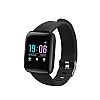 Smartwatch No brand D13, 36mm, Bluetooth, IP67, Μαυρο - 73052
