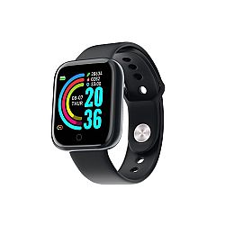Smartwatch No brand L18, 36mm, Bluetooth, IP67, χρώμα μαύρο - 73049