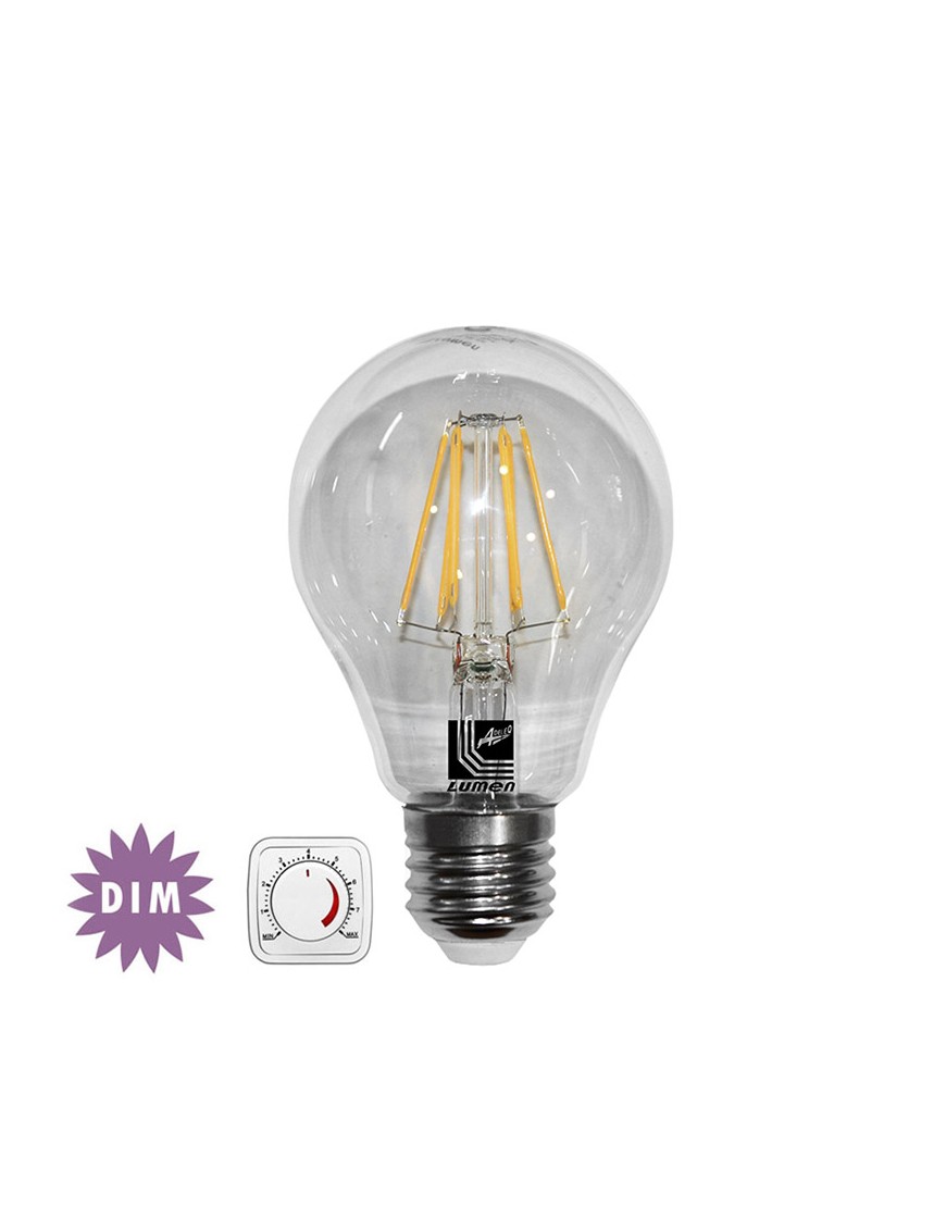 LED COG ΑΧΛΑΔΙ ΔΙΑΦΑΝΟ Ε27 8W 230V ΝΤΙΜΑΡIZOMENO ΘΕΡΜΟ