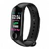 Smart bracelet No brand M3, 18mm, Bluetooth, IP67, Μαύρο - 73047