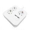 ΠΟΛΥΠΡΙΖΟ ΜΕ 3 ΠΡΙΖΕΣ 16A ΚΑΙ 2 ΘΥΡΕΣ USB 250V 16A