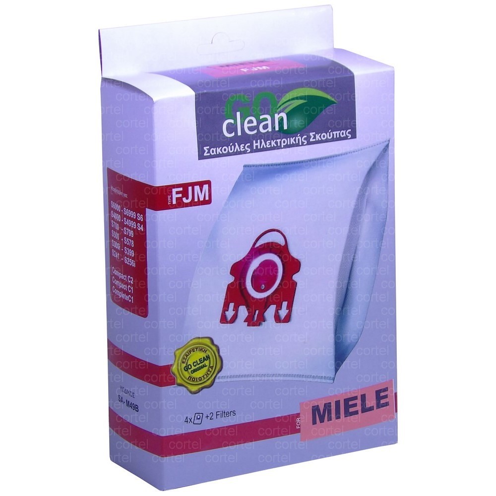 Σακούλες σκούπας eco clean, τύπου miele FJM
