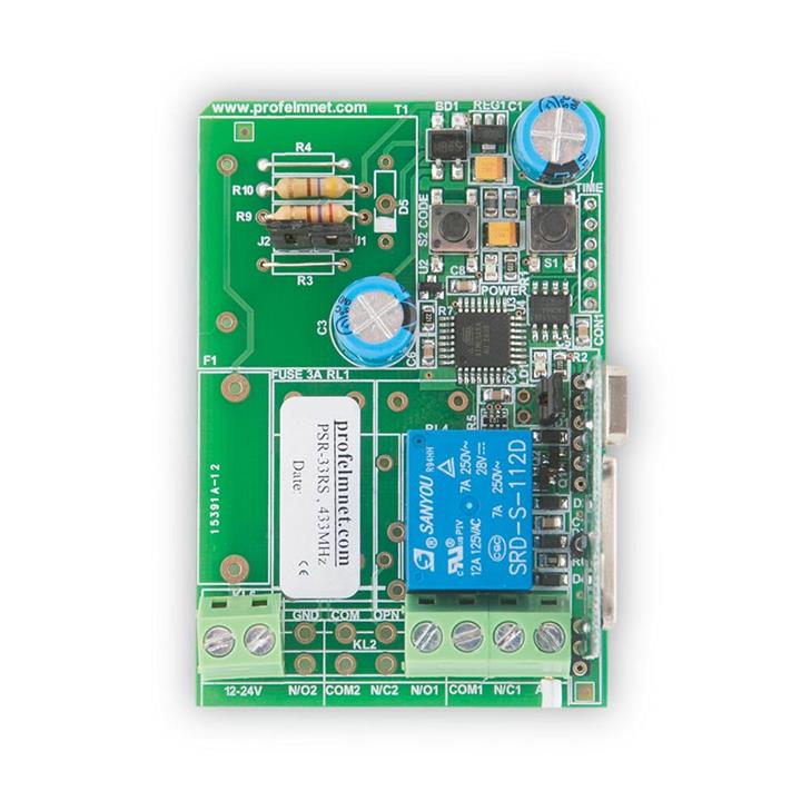 Δέκτης μονοκάναλος 12V/24V σταθερού κωδικού Profelmnet