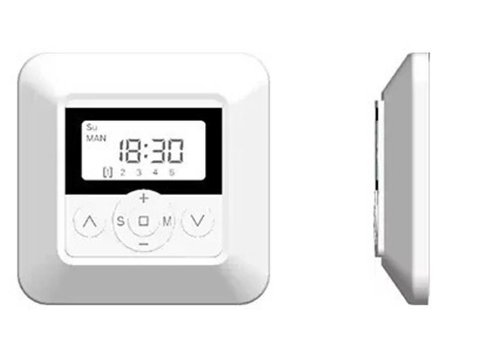 Profelmnet PRE-05 TIMER - 5 κάναλο χειριστήριο τοίχου με χρονοδιακόπτη