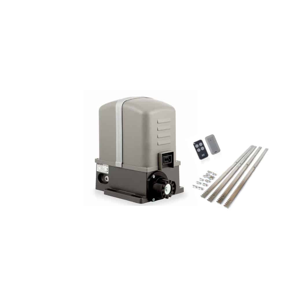 PROTECO MOVER 1500 Kit Μοτέρ Συρόμενης Γκαραζόπορτας έως 1500kg με Πλακέτα, 2 Κοντρόλ και 4m Κρεμαγιέρα