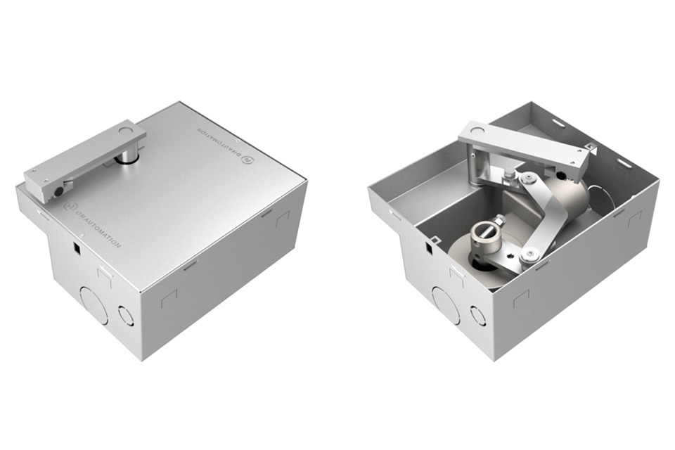 Profelmnet IDR0 Kit Διπλό για Υποδαπέδιο μοτέρ ανοιγόμενης πόρτας για μήκος φύλλου πόρτας έως 3 μέτρα με πλακέτα και 2 κοντρόλ