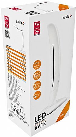 Avide LED Desk Lamp Kate White 3W