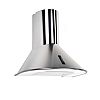  Οβάλ απορροφητήρας τύπου καμινάδας RONDO 60T INOX 