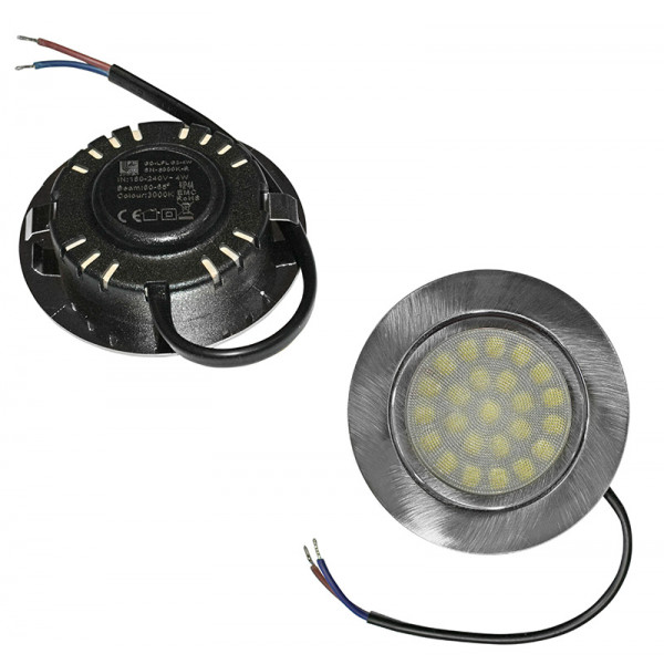 ΣΠΟΤ ΚΟΥΖΙΝΑΣ ΧΩΝΕΥΤΟ ΣΑΤΙΝE LED 4W 240V ΘΕΡΜΟ