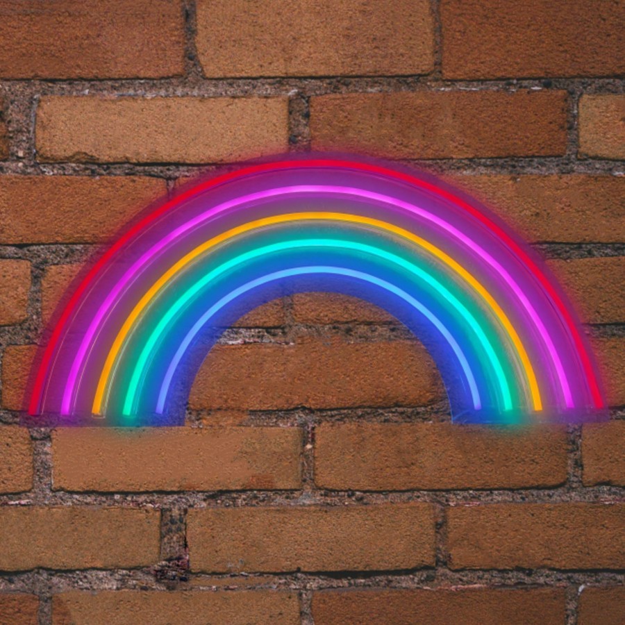 NEON LED STRIPS RAINBOW NEON@BACKBOARD|USB ΚΑΛΩΔΙΟ 1MT|5V|