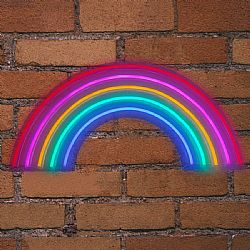 NEON LED STRIPS RAINBOW NEON@BACKBOARD|USB ΚΑΛΩΔΙΟ 1MT|5V|