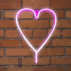 NEON LED STRIPS HEART NEON@BACKBOARD|USB ΚΑΛΩΔΙΟ 1MT|5V
