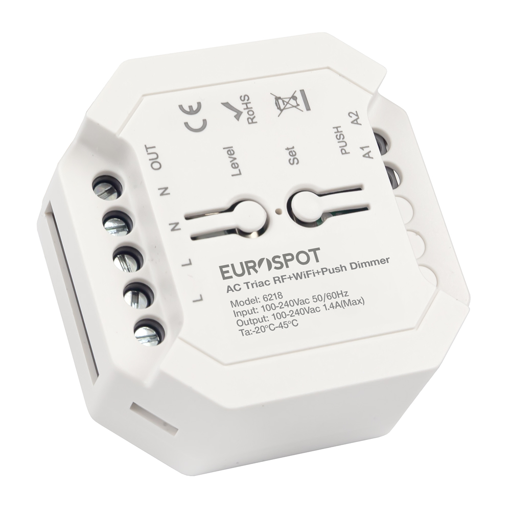 EuroSpot Triac Dimmer Tuya RF 2.4GHz & WiFi & Push Dim