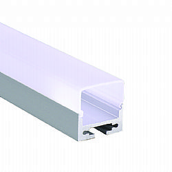 PEND ALUMINUM PROFILE WITH OPAL PC DIFFUSER 2m/pc